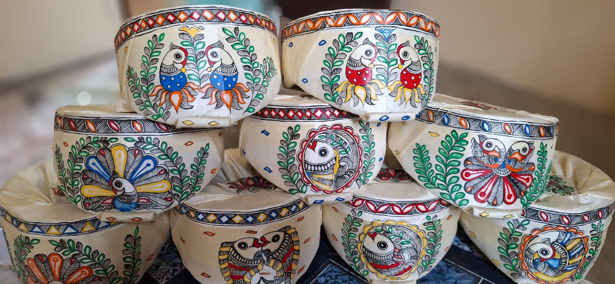 Mithila Paag – Handcrafted Madhubani painting